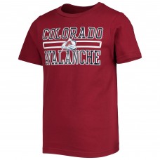 Youth Burgundy Colorado Avalanche Iconic Team Logo T-Shirt
