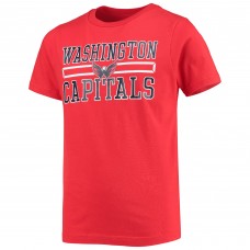 Youth Red Washington Capitals Iconic Team Logo T-Shirt
