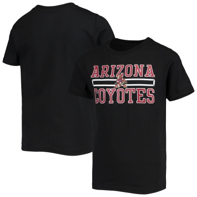 Футболка Youth Black Arizona Coyotes Iconic Team Logo
