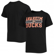Youth Black Anaheim Ducks Iconic Team Logo T-Shirt