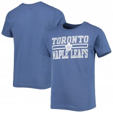 Футболка Youth Blue Toronto Maple Leafs Iconic Team Logo