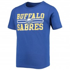 Youth Blue Buffalo Sabres Iconic Team Logo T-Shirt