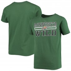 Футболка Youth Green Minnesota Wild Iconic Team Logo