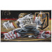 Autographed Vegas Golden Knights Marc-Andre Fleury Fanatics Authentic Stretched 25 x 40 Embellished Chips Giclee Canvas by Artist Eric Sevigny - Limited Edition #1 of 1