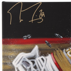 Autographed Vegas Golden Knights Marc-Andre Fleury Fanatics Authentic Stretched 25 x 40 Embellished Chips Giclee Canvas by Artist Eric Sevigny - Limited Edition #1 of 1 Autographed Vegas Golden Knights Marc-Andre Fleury Fanatics Authentic Stretched 25 x 40 Embellished Chips Giclee Canvas by Artist Eric Sevigny - Limited Edition #1 of 1