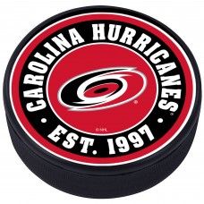Carolina Hurricanes Team Established Textured Puck