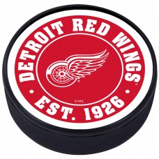 Detroit Red Wings Team Established Textured Puck