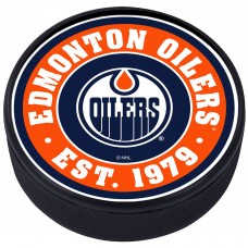 Шайба Edmonton Oilers Team Established Textured
