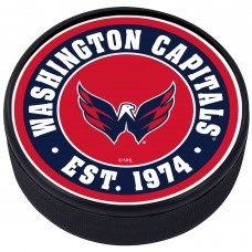 Washington Capitals Team Established Textured Puck