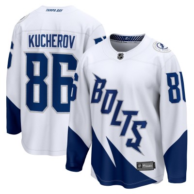 Игровая джерси Nikita Kucherov Tampa Bay Lightning 2022 NHL Stadium Series Breakaway - White