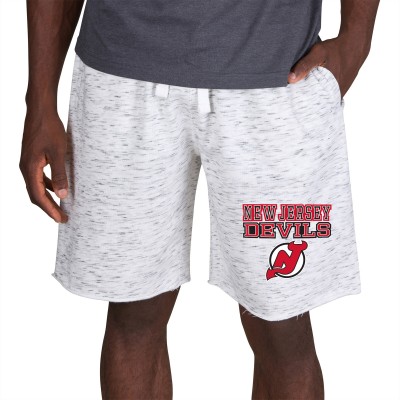 Шорты New Jersey Devils Concepts Sport Alley Fleece - White/Charcoal
