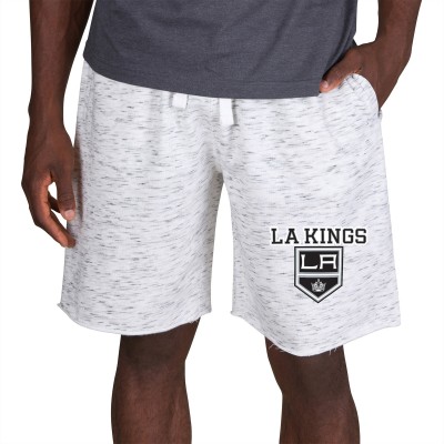 Шорты Los Angeles Kings Concepts Sport Alley Fleece - White/Charcoal