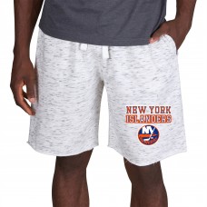 Шорты New York Islanders Concepts Sport Alley Fleece - White/Charcoal