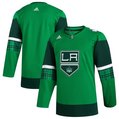 Игровая джерси Los Angeles Kings adidas 2023 St. Patricks Day Primegreen - Kelly Green