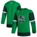 Игровая джерси Los Angeles Kings adidas 2023 St. Patricks Day Primegreen - Kelly Green