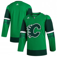 Calgary Flames adidas 2023 St. Patricks Day Primegreen Authentic Jersey - Kelly Green