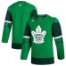 Игровая джерси Toronto Maple Leafs adidas 2023 St. Patricks Day Primegreen - Kelly Green
