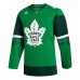 Игровая джерси Toronto Maple Leafs adidas 2023 St. Patricks Day Primegreen - Kelly Green