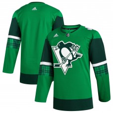 Pittsburgh Penguins adidas 2023 St. Patricks Day Primegreen Authentic Jersey - Kelly Green