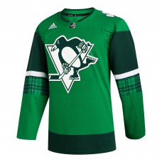 Pittsburgh Penguins adidas 2023 St. Patricks Day Primegreen Authentic Jersey - Kelly Green