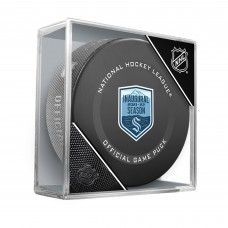 Seattle Kraken Fanatics Authentic Unsigned Inglasco 2021-22 Inaugural Season Official Game Puck