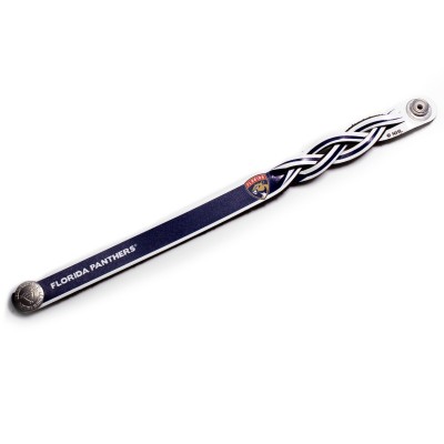 Браслет Florida Panthers Personalized Leather Single Braid
