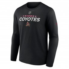 Футболка с длинным рукавом Arizona Coyotes Authentic Pro Core Collection Prime Wordmark - Black