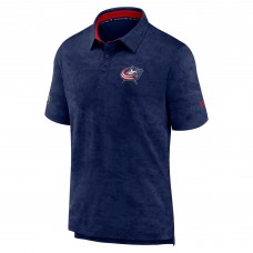 Поло Columbus Blue Jackets Fanatics Authentic Pro Rink - Navy