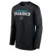 Футболка с длинным рукавом San Jose Sharks Authentic Pro Rink Performance - Black