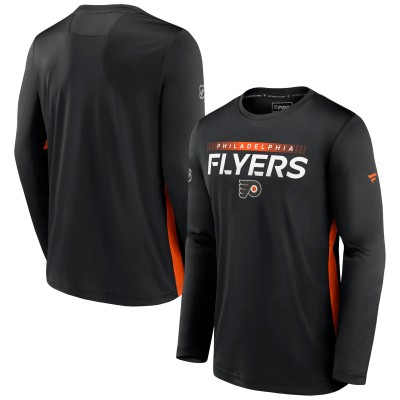 Футболка с длинным рукавом Philadelphia Flyers Authentic Pro Rink Performance - Black
