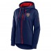Толстовка на молнии Florida Panthers Fanatics Womens Authentic Pro Rink - Navy
