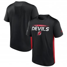 Футболка New Jersey Devils Fanatics Authentic Pro Rink Tech - Black/Red