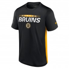 Футболка Boston Bruins Authentic Pro Rink Tech - Black/Gold
