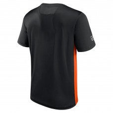 Anaheim Ducks Authentic Pro Rink Tech T-Shirt - Black/Orange