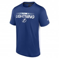 Футболка Tampa Bay Lightning Authentic Pro Rink Tech - Blue/White