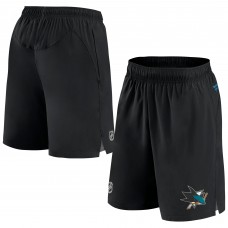 San Jose Sharks Authentic Pro Rink Shorts - Black