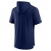 Футболка с капюшоном Washington Capitals Authentic Pro Road Performance - Heather Navy