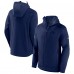 Толстовка на молнии Columbus Blues Authentic Pro Road Tech - Heather Navy