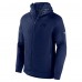 Толстовка на молнии Columbus Blues Authentic Pro Road Tech - Heather Navy