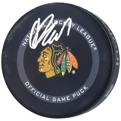 Шайба с автографом Colton Dach Chicago Blackhawks Fanatics Authentic 2021 Season Official