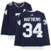 Игровая джерси Autographed Toronto Maple Leafs Auston Matthews Fanatics Authentic Navy 2022 Heritage Classic adidas Authentic
