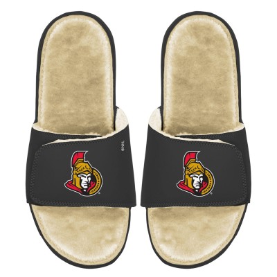Шлепки  Ottawa Senators ISlide Faux Fur Slide - Black/Tan