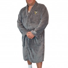 Pittsburgh Penguins ISlide Personalized Boss Robe - Gray