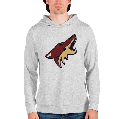 Толстовка Arizona Coyotes Antigua Absolute - Heathered Gray
