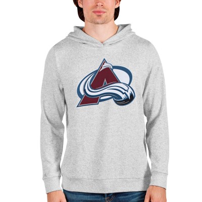 Толстовка Colorado Avalanche Antigua Absolute - Heathered Gray