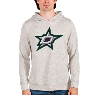 Толстовка с капюшоном Dallas Stars Antigua Absolute - Oatmeal - оригинальные толстовки Даллас Старз