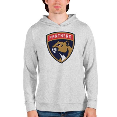 Толстовка с капюшоном Florida Panthers Antigua Absolute - Heathered Gray - оригинальные толстовки Флорида Пантерз