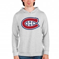 Толстовка с капюшоном Montreal Canadiens Antigua Absolute - Heathered Gray