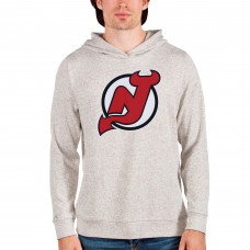 Толстовка с капюшоном New Jersey Devils Antigua Absolute - Oatmeal