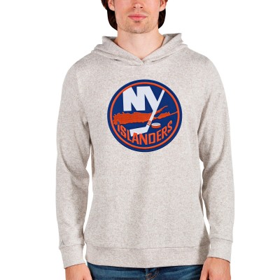 Толстовка с капюшоном New York Islanders Antigua Absolute - Oatmeal